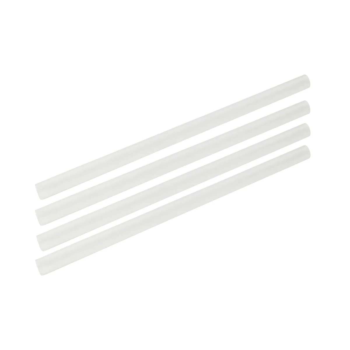 Lot de 8 pailles transparentes et réemployables en plastique 20 cm Fackelmann Bar Concept