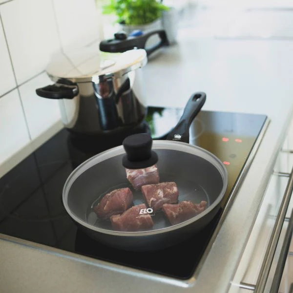 Set de 2 Poêles 24 et 28 cm céramique sans PFAS et 2 couvercles Elo Prima Cucina - Image 2
