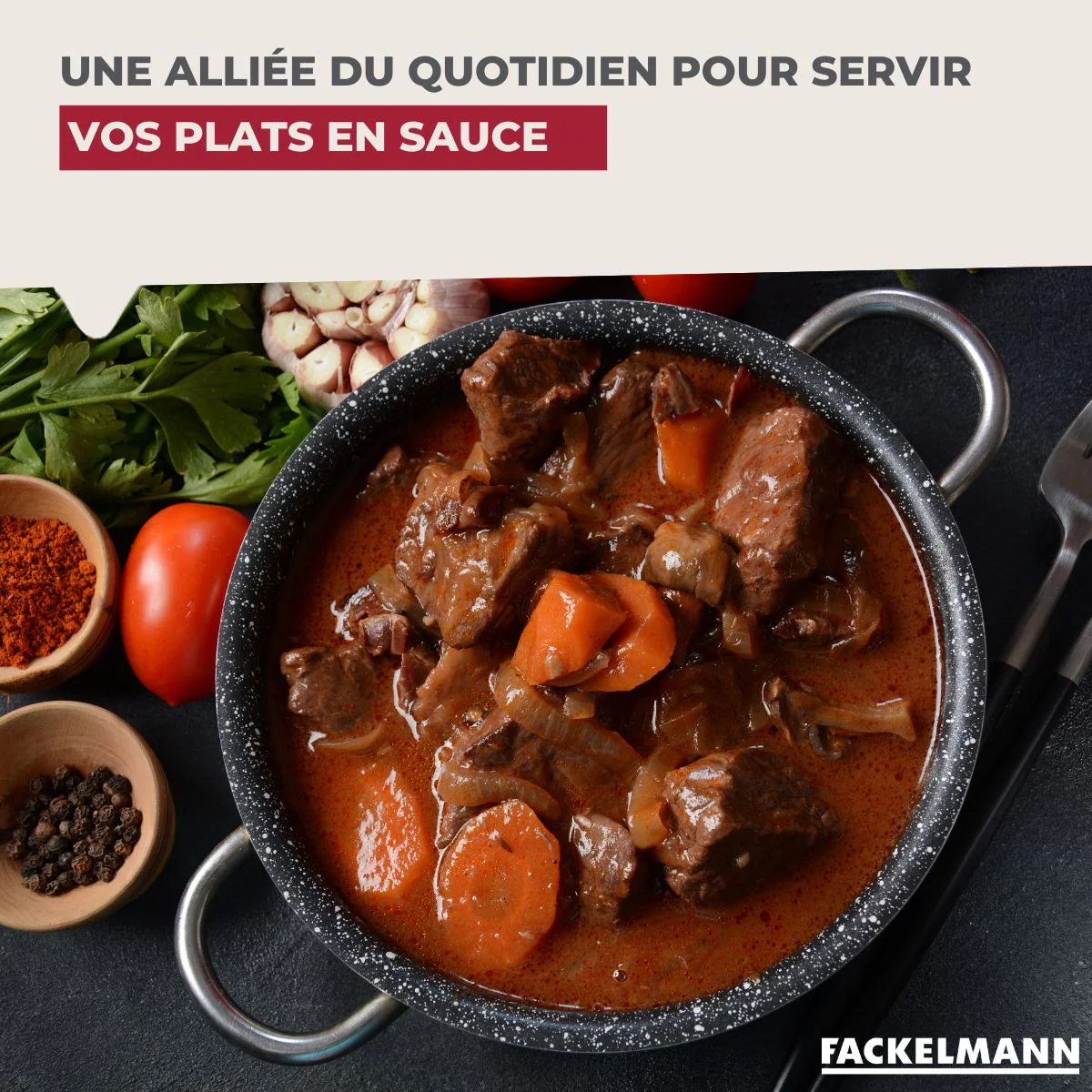 Louche de cuisine inox 28 cm Fackelmann Oxford - Image 7