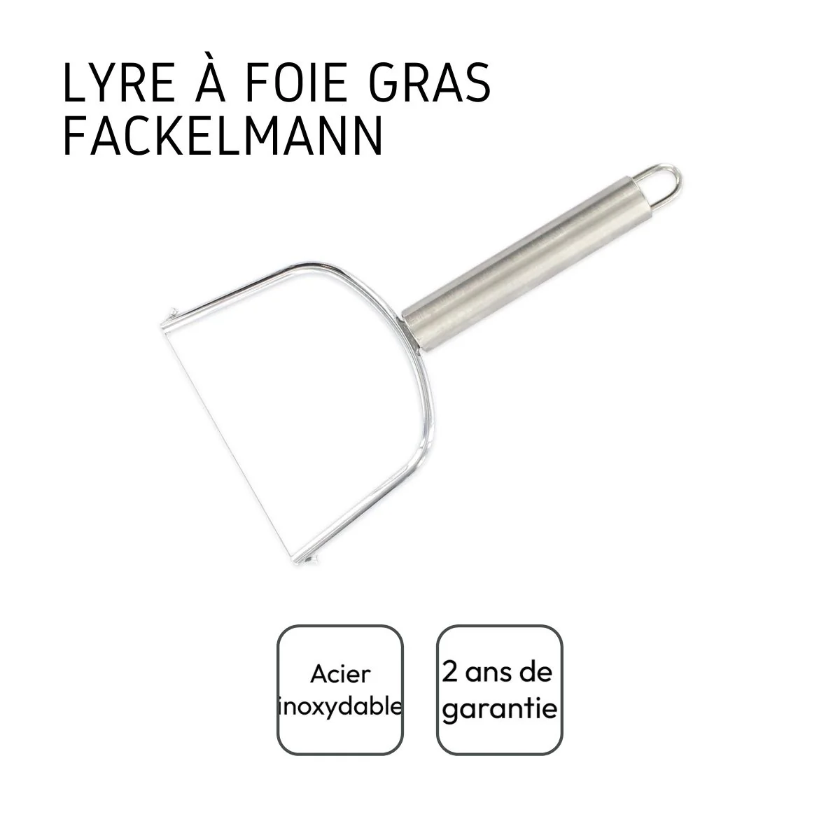 Lyre à foie gras Fackelmann - Image 4