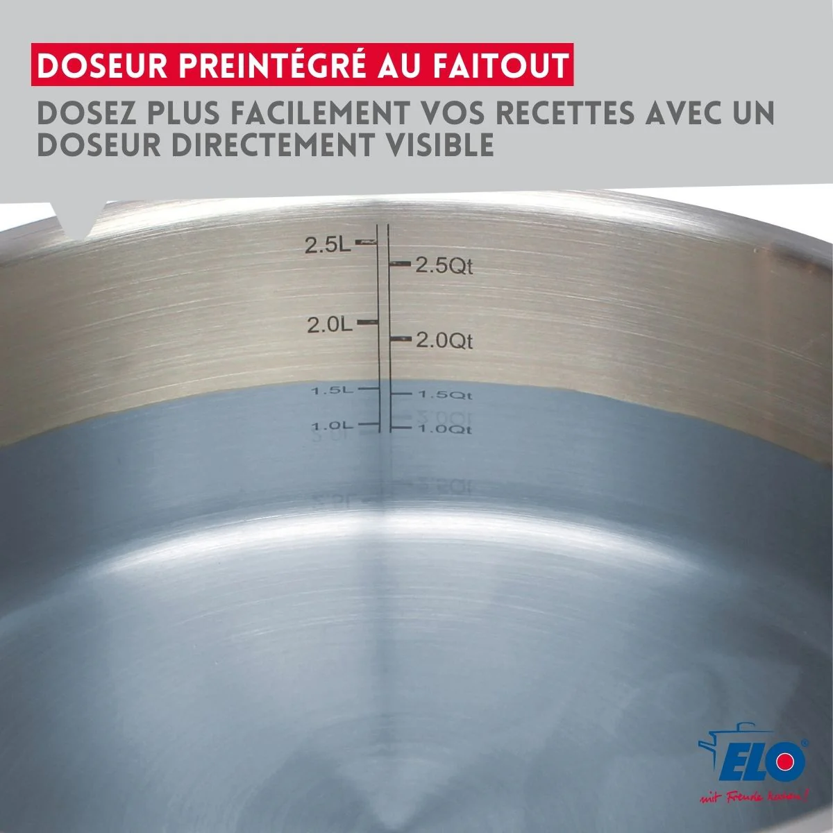 Faitout en inox 16 cm de 1,7 litres Elo Citrin - Image 6