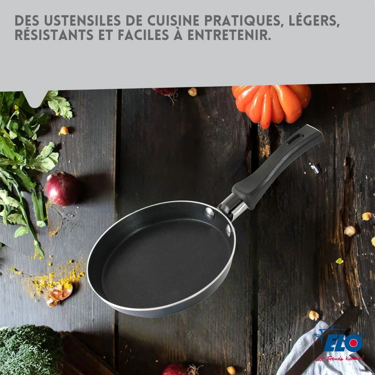Mini crêpe avec revêtement en céramique 14 cm ELO Juwel de Luxe - Image 2