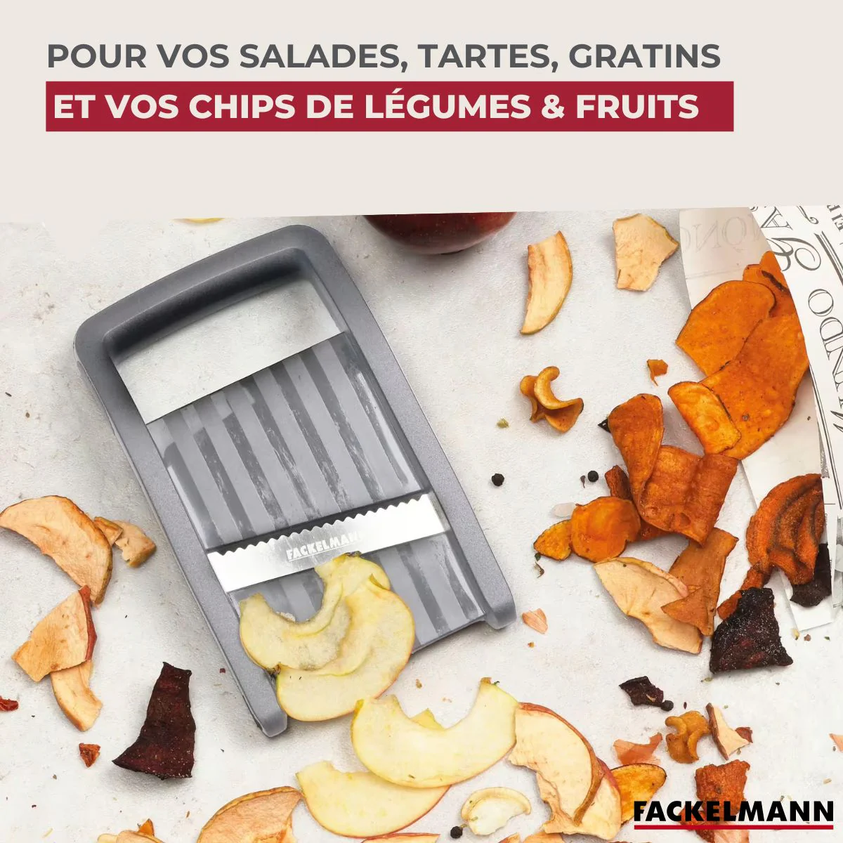 Mini mandoline professionnelle Fackelmann Handmade Tradition - Image 5