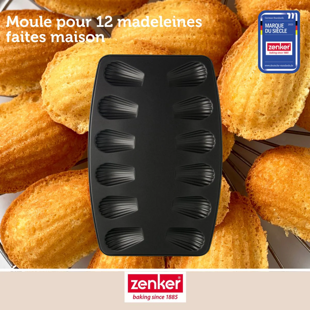 Moule 12 madeleines 26 x 39 cm Zenker Spécial Countries - Image 2