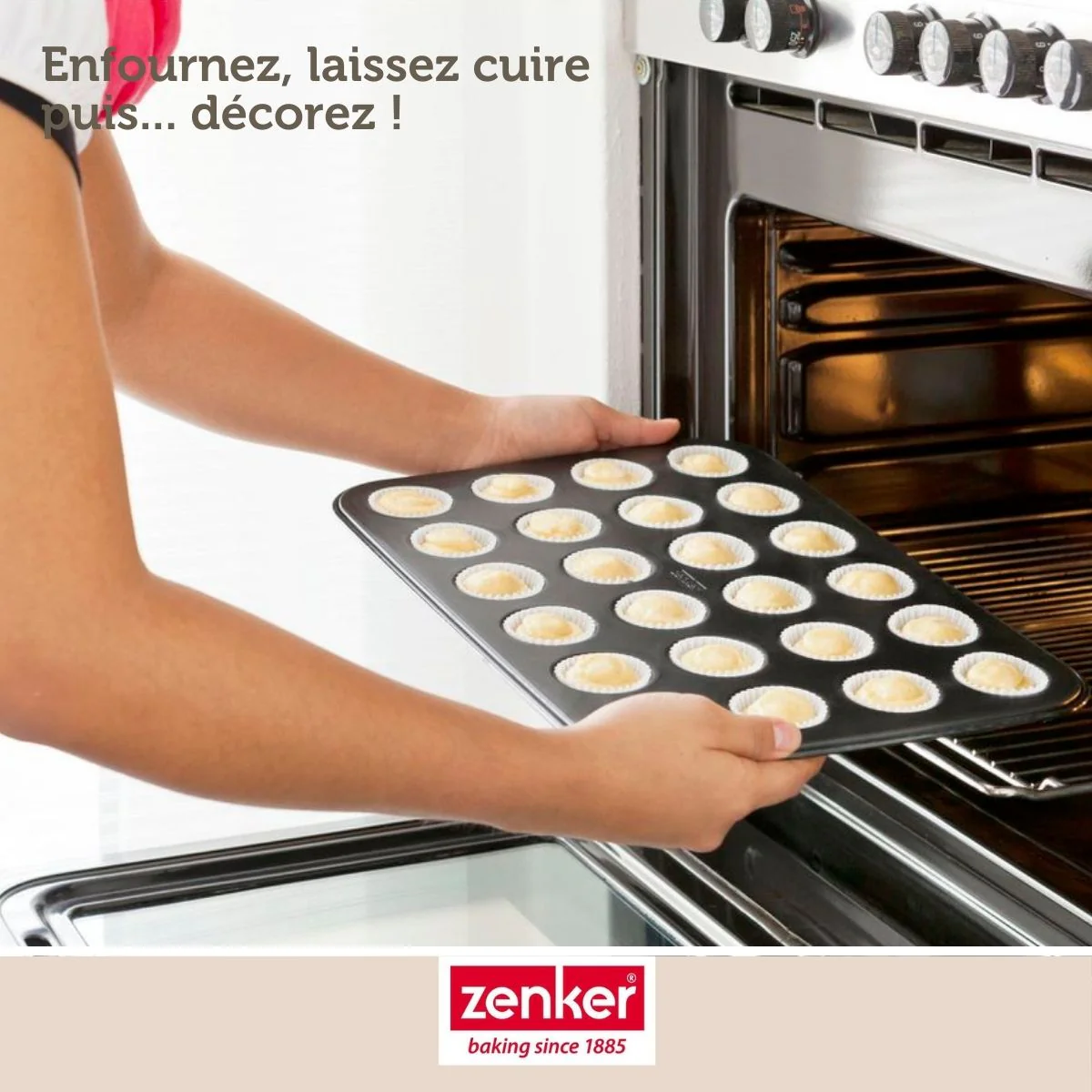 Moule à muffins 24 empreintes 38 x 26 cm Zenker Black Metallic - Image 5