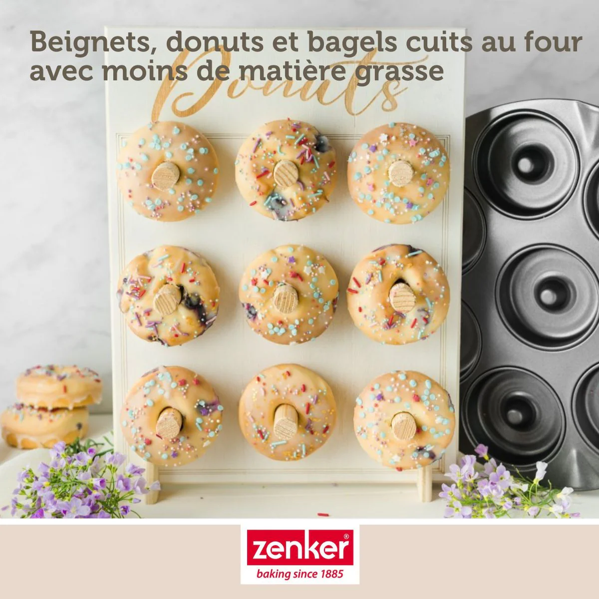 Moule pour 8 beignets au four 33 Zenker Black Metallic - Image 6