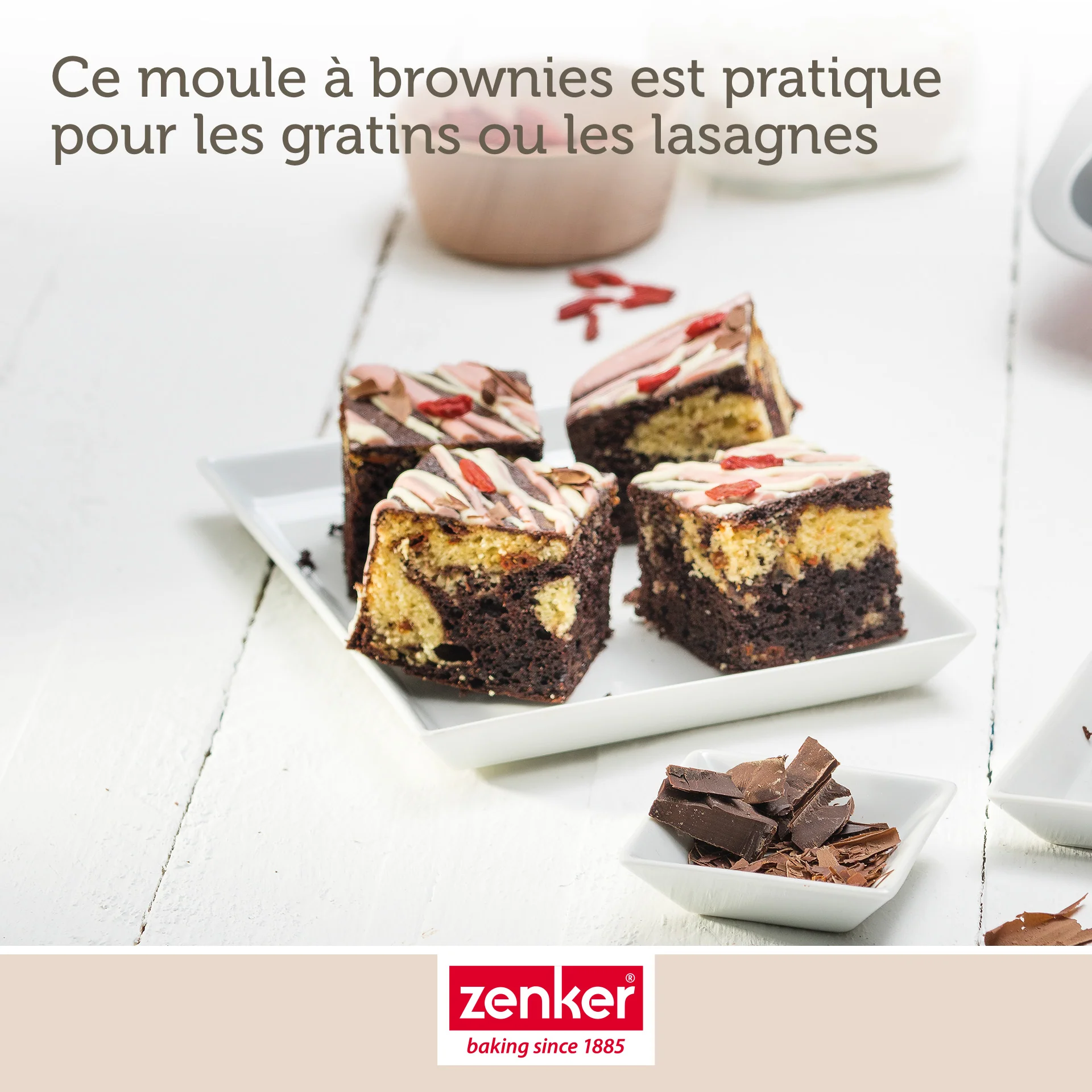 Moule à brownie 27 x 26 cm Zenker Special Creative - Image 5