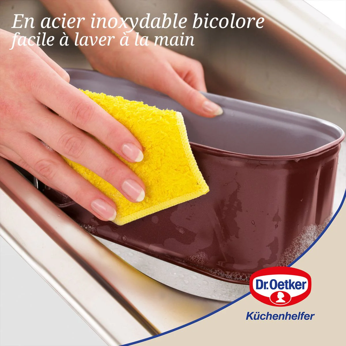 Moule à cake à charnière 30 cm Dr Oetker Back-Liebe Bicolor - Image 6