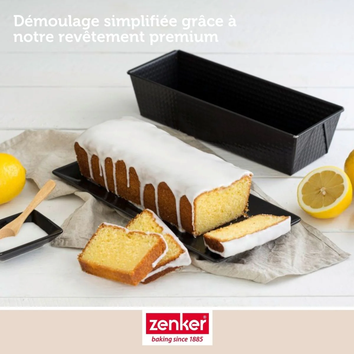 Moule à cake extensible 20 à 35 cm Zenker Black Metallic - Image 6