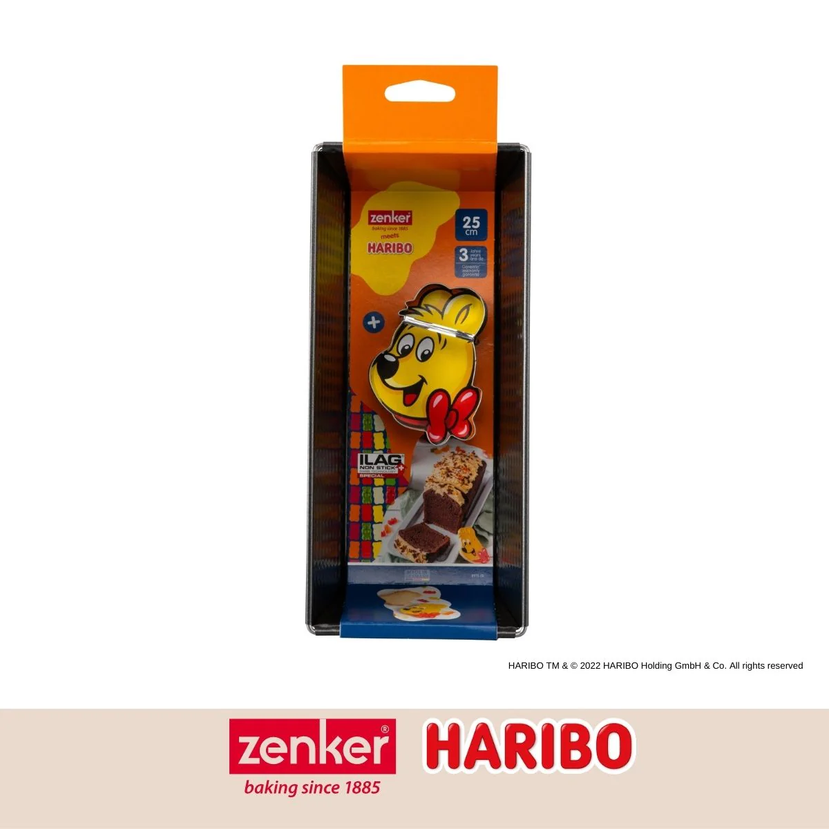 Moule à cake 25 cm avec emporte-pièce Zenker Haribo - Image 9