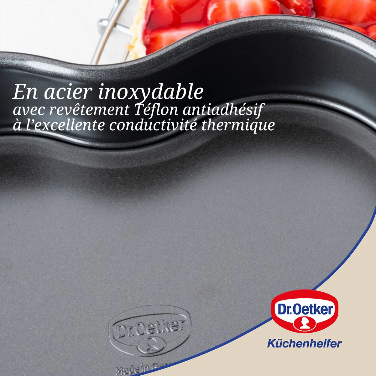 Moule à charnière en forme de cœur 25 cm Dr. Oetker - Image 4