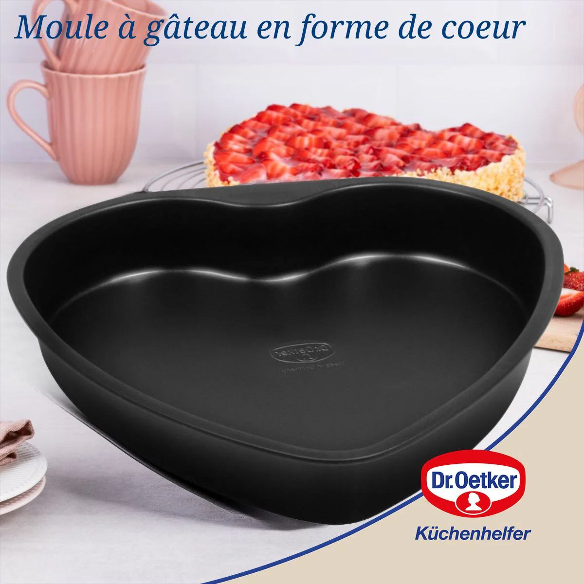 Moule à gâteau cœur 24 cm Dr Oetker Tradition - Image 2
