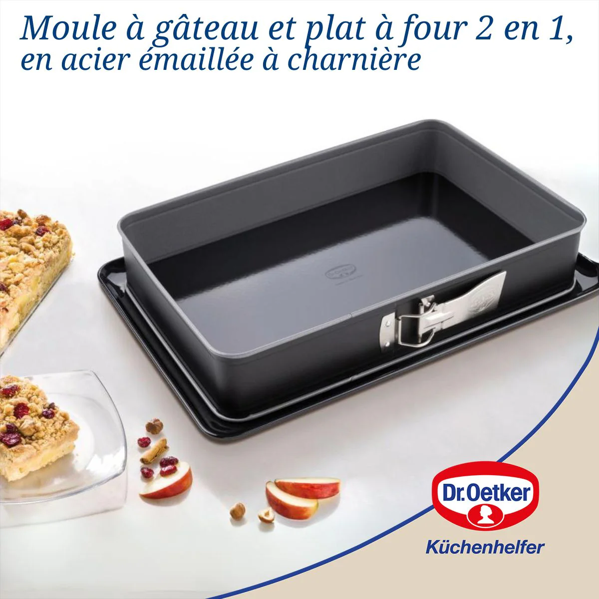 Moule à gâteau et plat four 38 x 25 x 7 cm Dr Oetker Back-Idee Kreativ - Image 2