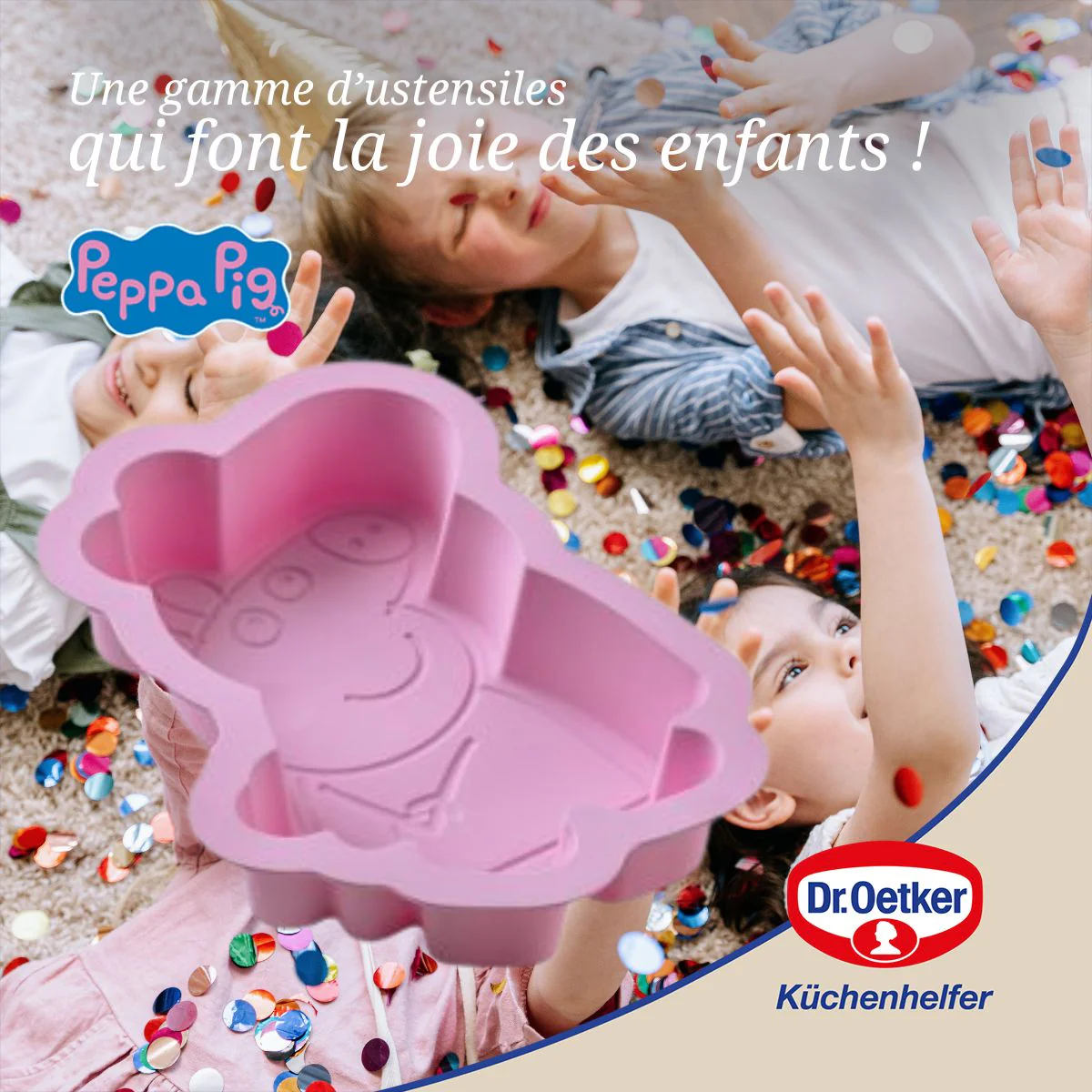 Moule à gâteau silicone 27 x 20 cm Dr. Oetker Peppa Pig - Image 6