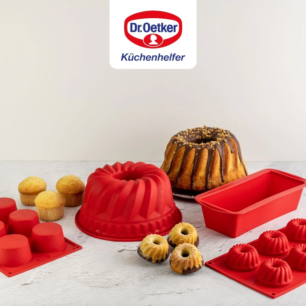 Moule à Kougelhopf 21,5 cm Dr. Oetker Flexxibel Love - Image 6