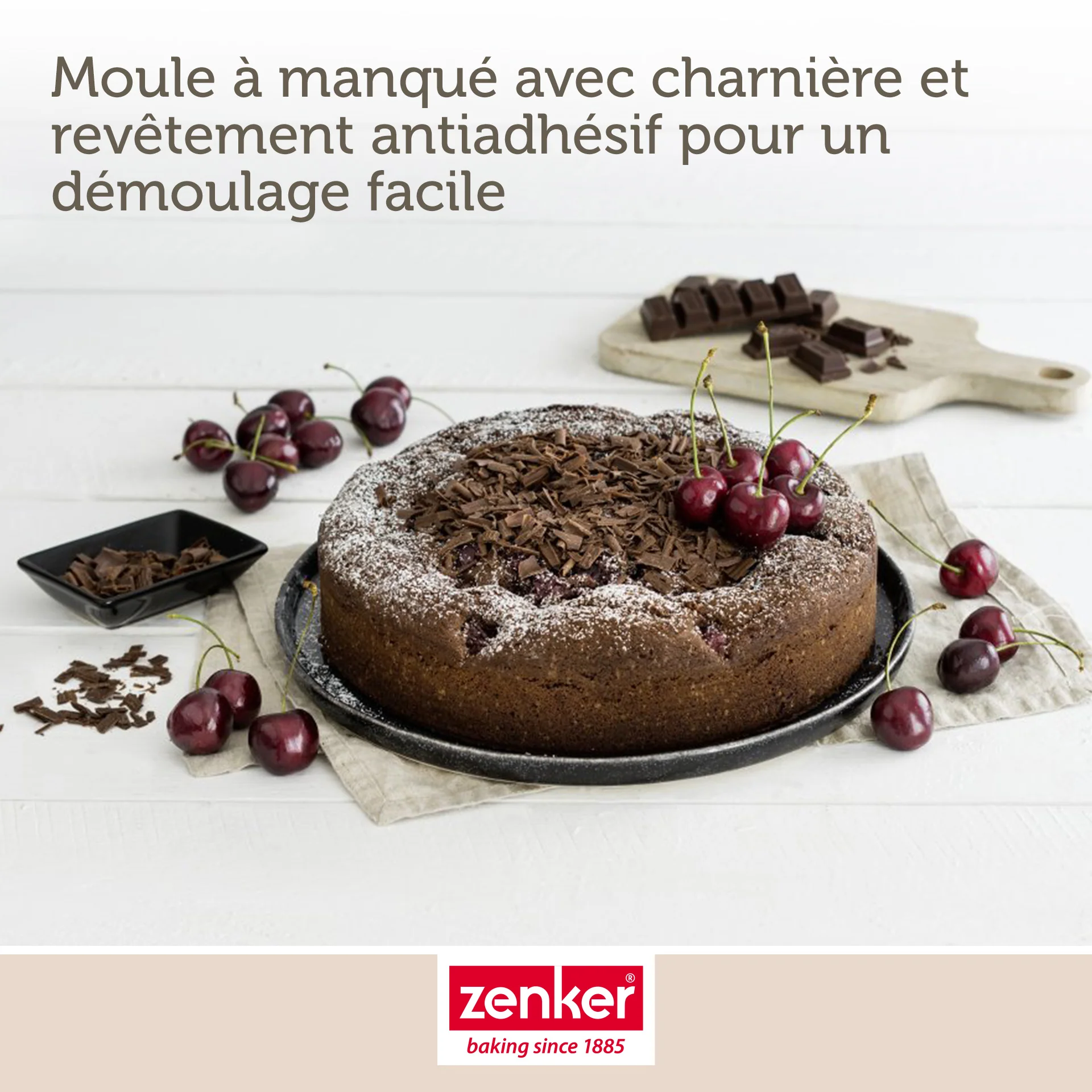 Moule à manqué à charnière 24 cm Zenker Black Metallic - Image 4