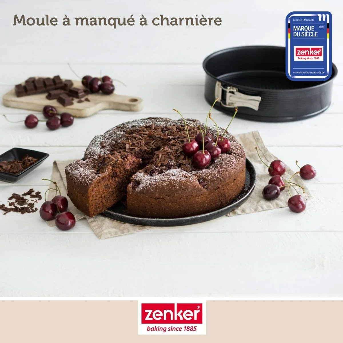 Moule à manqué à charnière 26 cm Zenker Black Metallic - Image 2