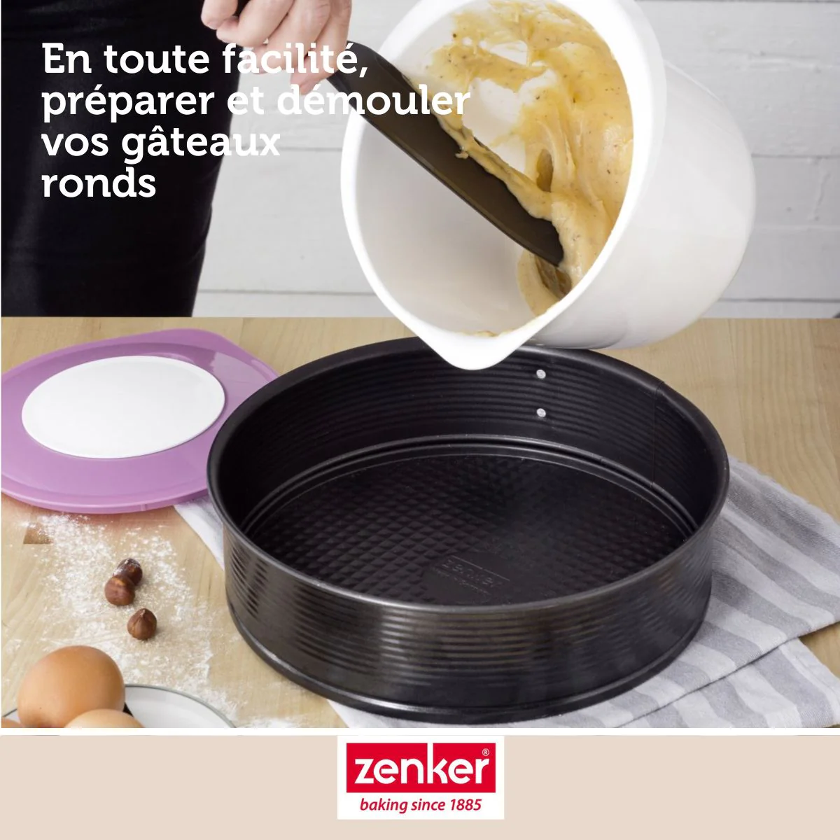 Moule à manqué à charnière 26 cm Zenker Black Metallic - Image 7