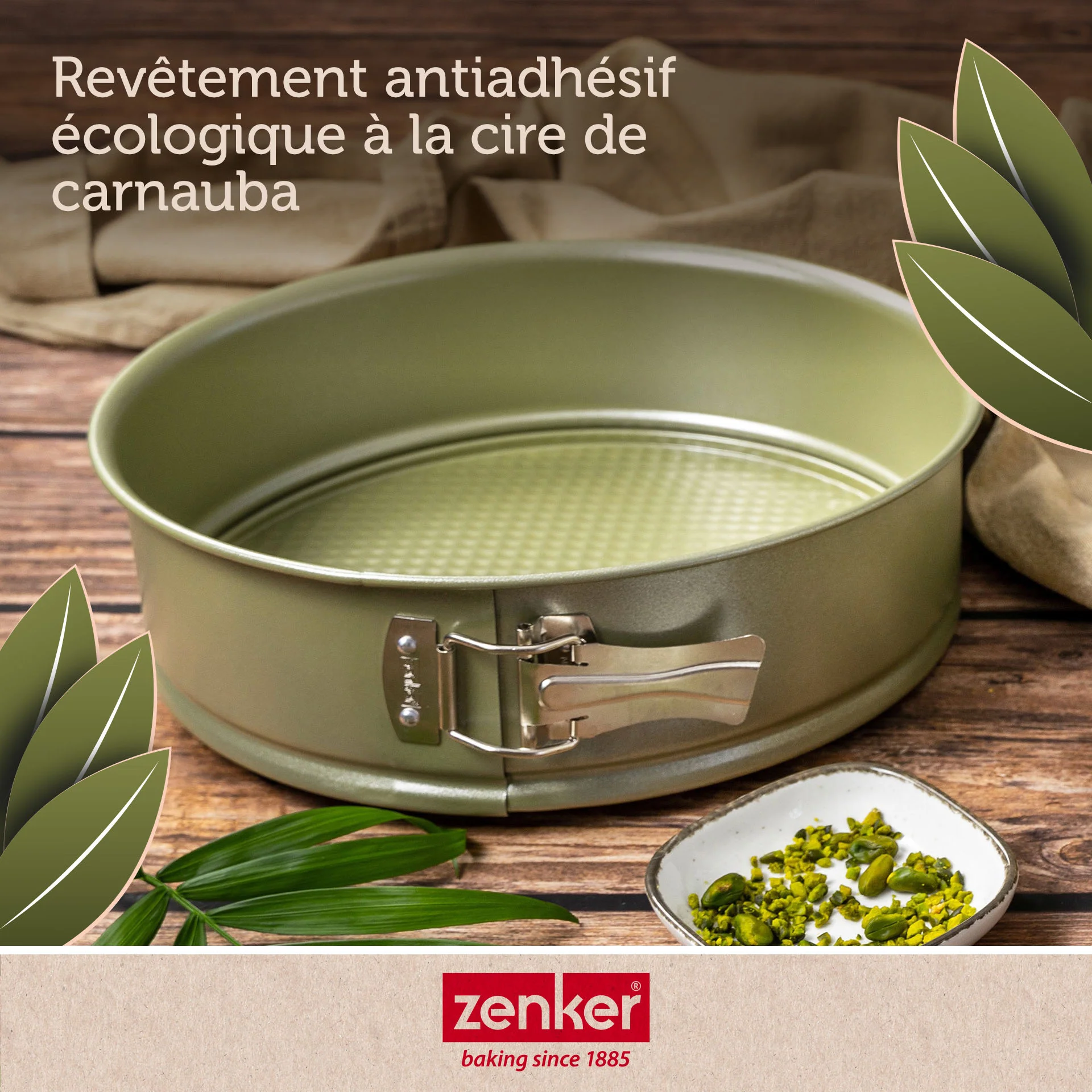 Moule à manqué à charnière 26 cm Zenker Green Vision - Image 6