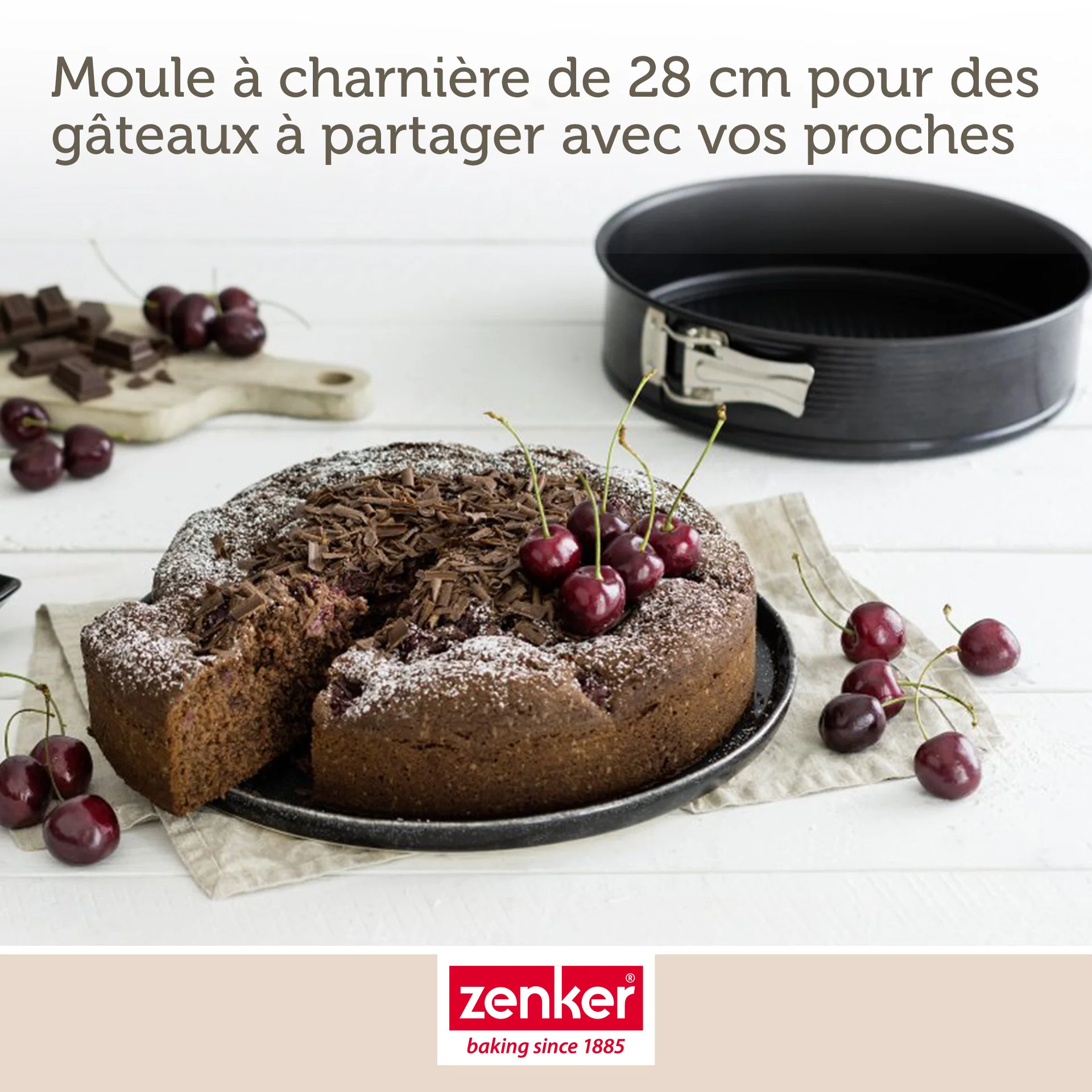Moule à manqué à charnière 28 cm Zenker Black Metallic - Image 4
