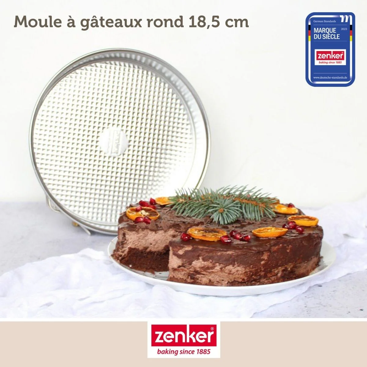Moule à manqué à charnière 18,5 cm Zenker Silver - Image 2