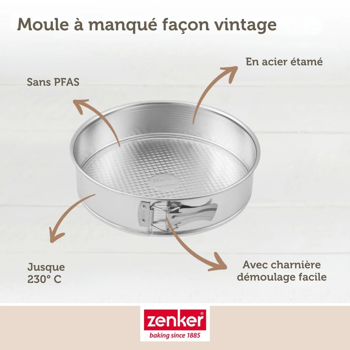 Moule à manqué à charnière 18,5 cm Zenker Silver - Image 4