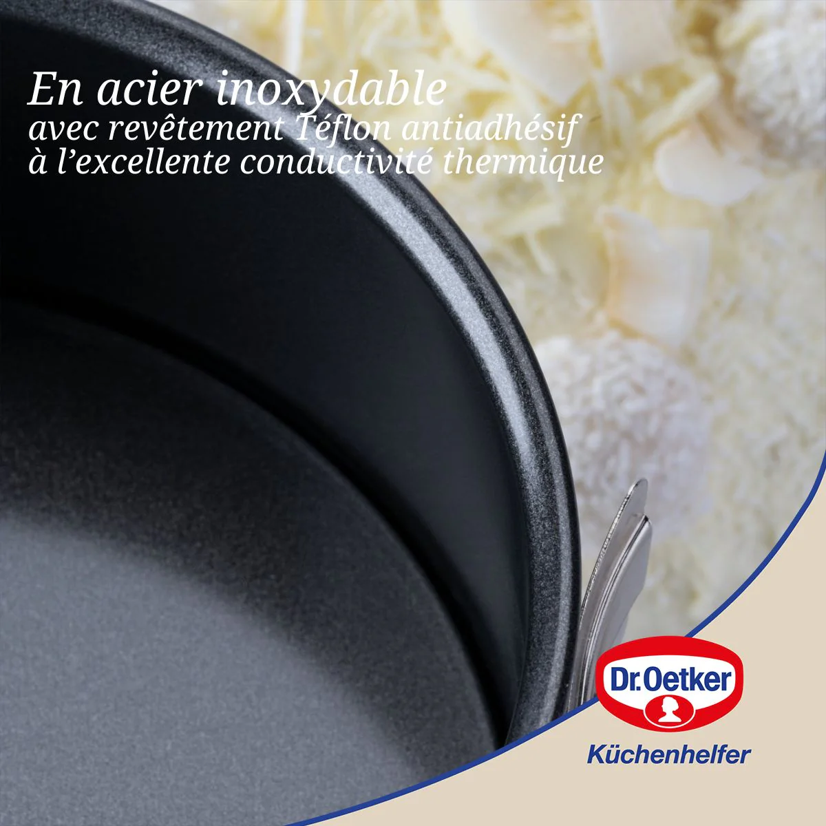 Moule à manqué à charnière 18 cm Dr.Oetker Tradition - Image 4