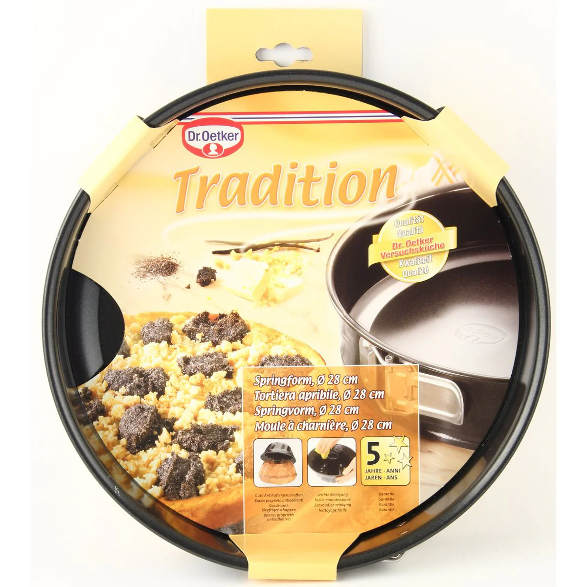 Moule à manqué à charnière 28 cm Dr.Oetker Tradition - Image 5
