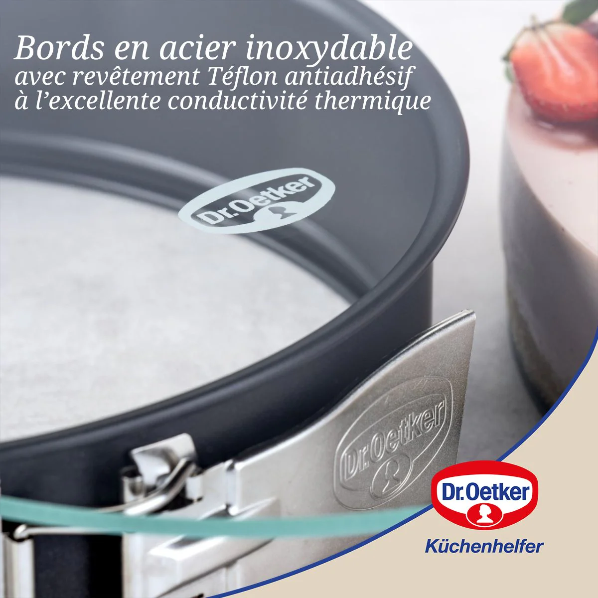 Moule à manqué à charnière 26 cm Dr.Oetker Tradition - Image 5