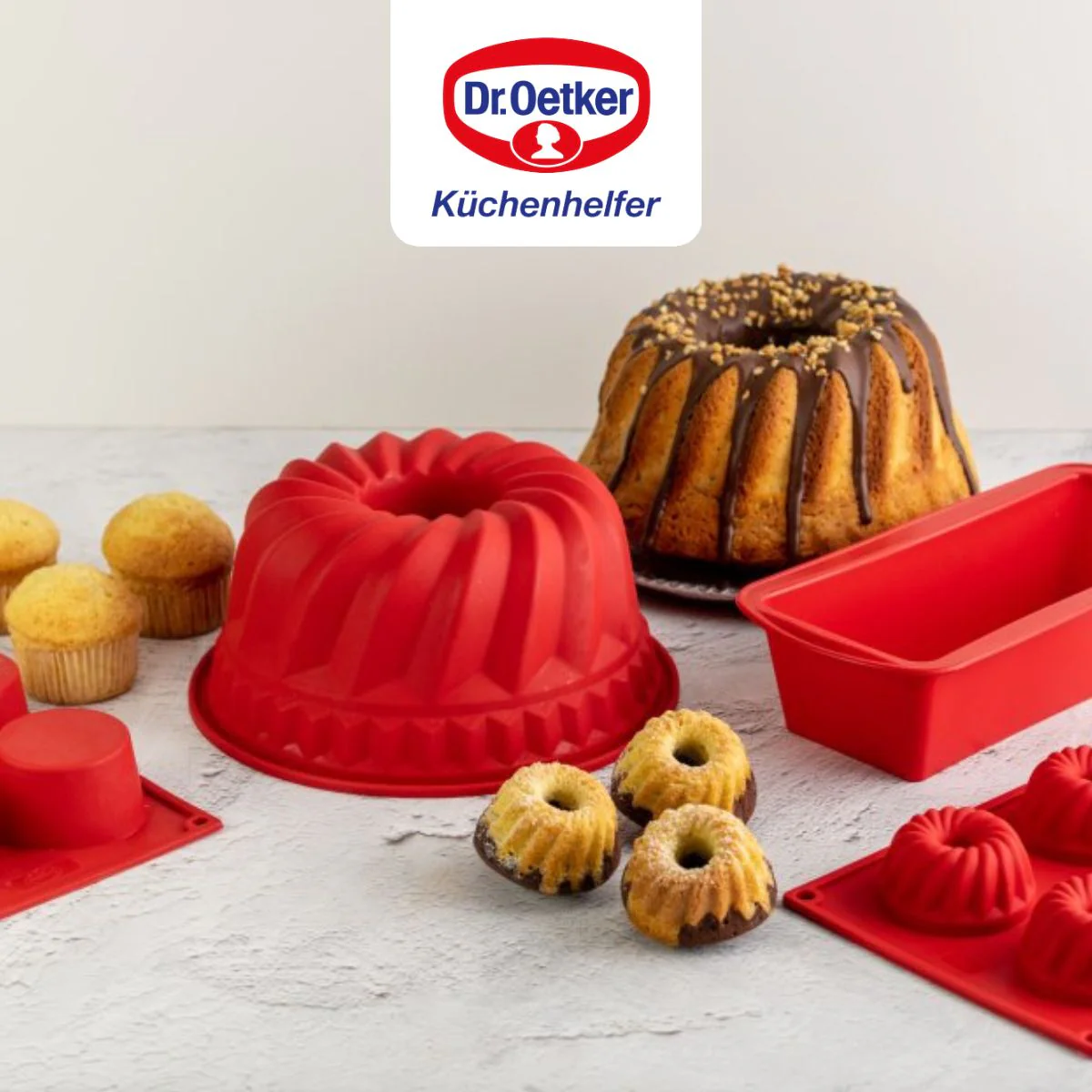 Moule à manqué en silicone de 26 cm Dr. Oetker Flexxibel Love - Image 7