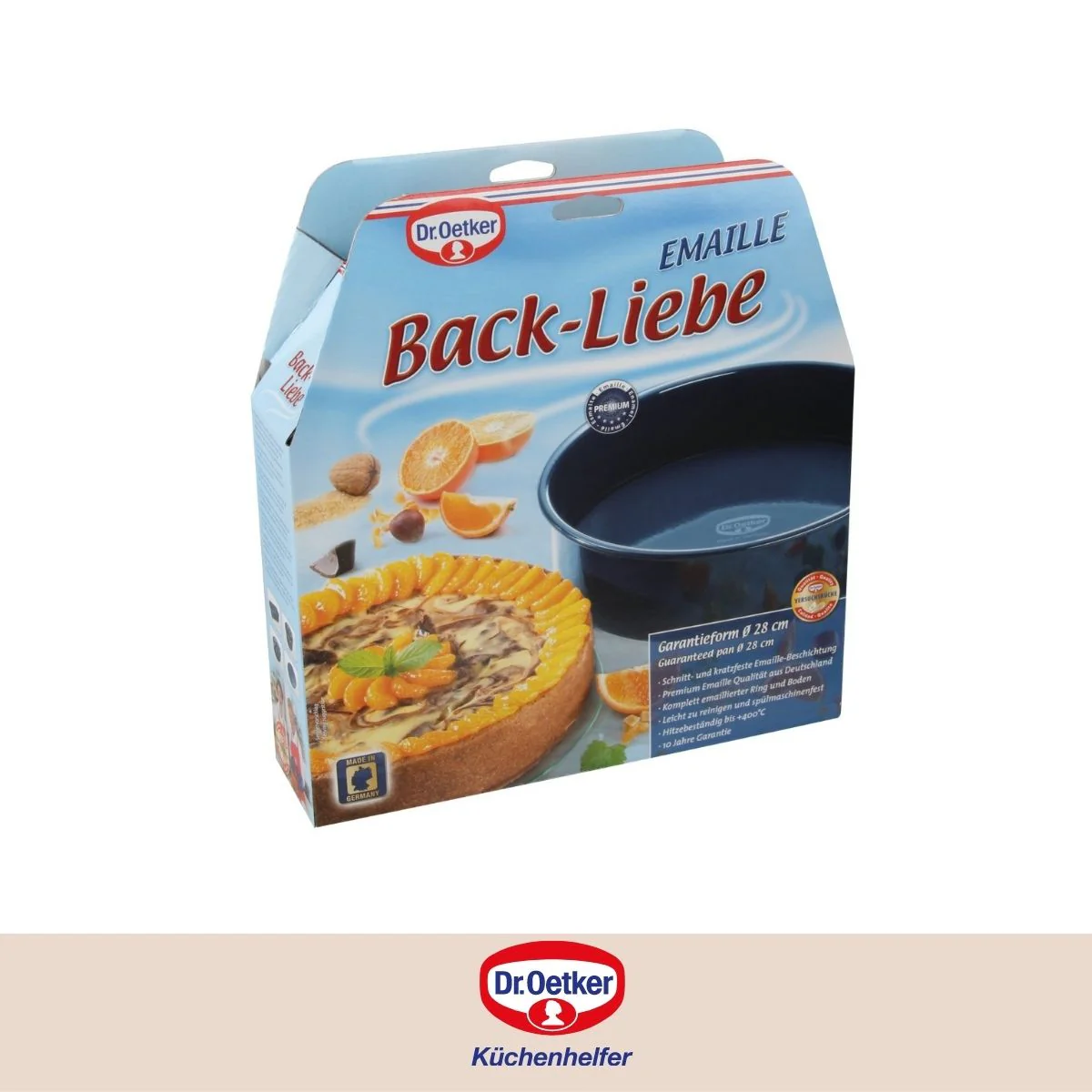 Moule à manqué fond amovible 28 cm Dr Oetker Back Liebe - Image 5