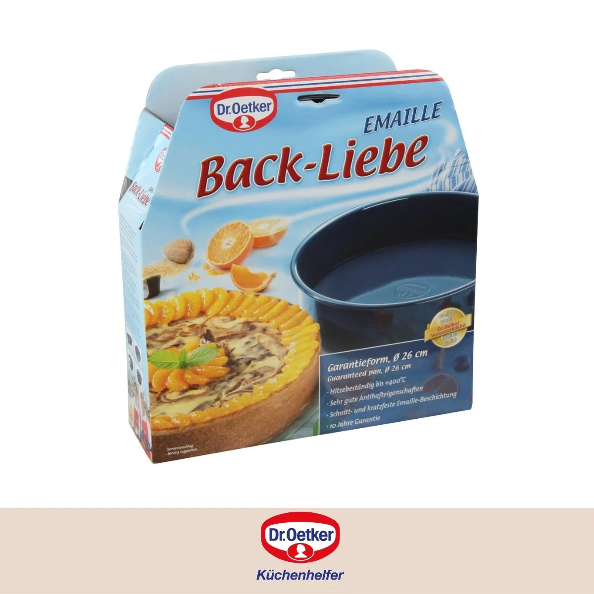 Moule à manqué fond amovible 26,5 cm Dr Oetker Back Liebe - Image 6