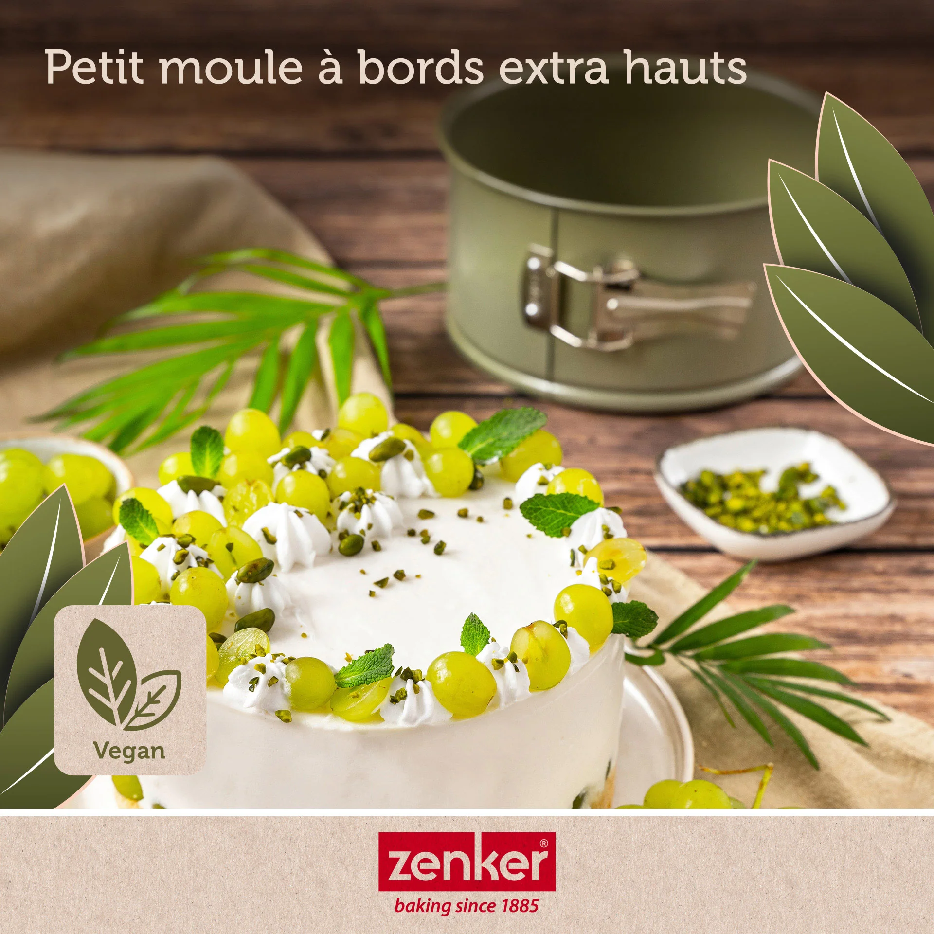 Moule à panettone à charnière 18 cm Zenker Green Vision - Image 5