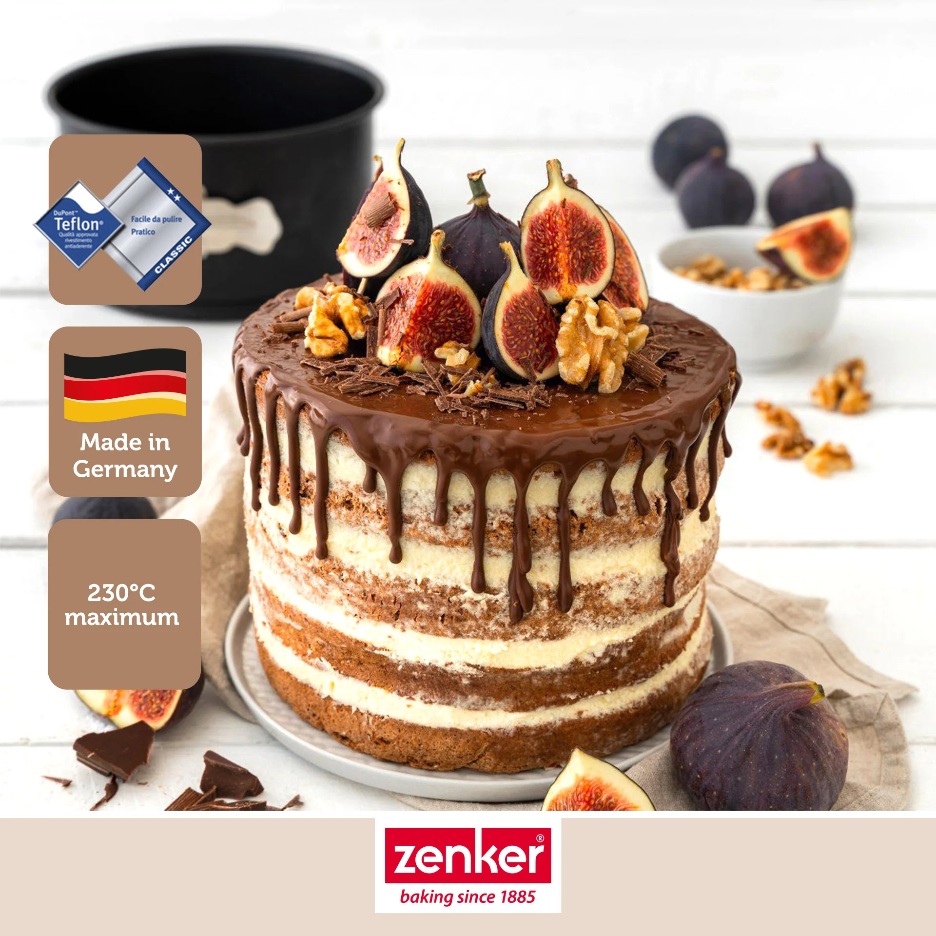Moule à panettone à charnière 18 cm Zenker Spécial Countries - Image 2