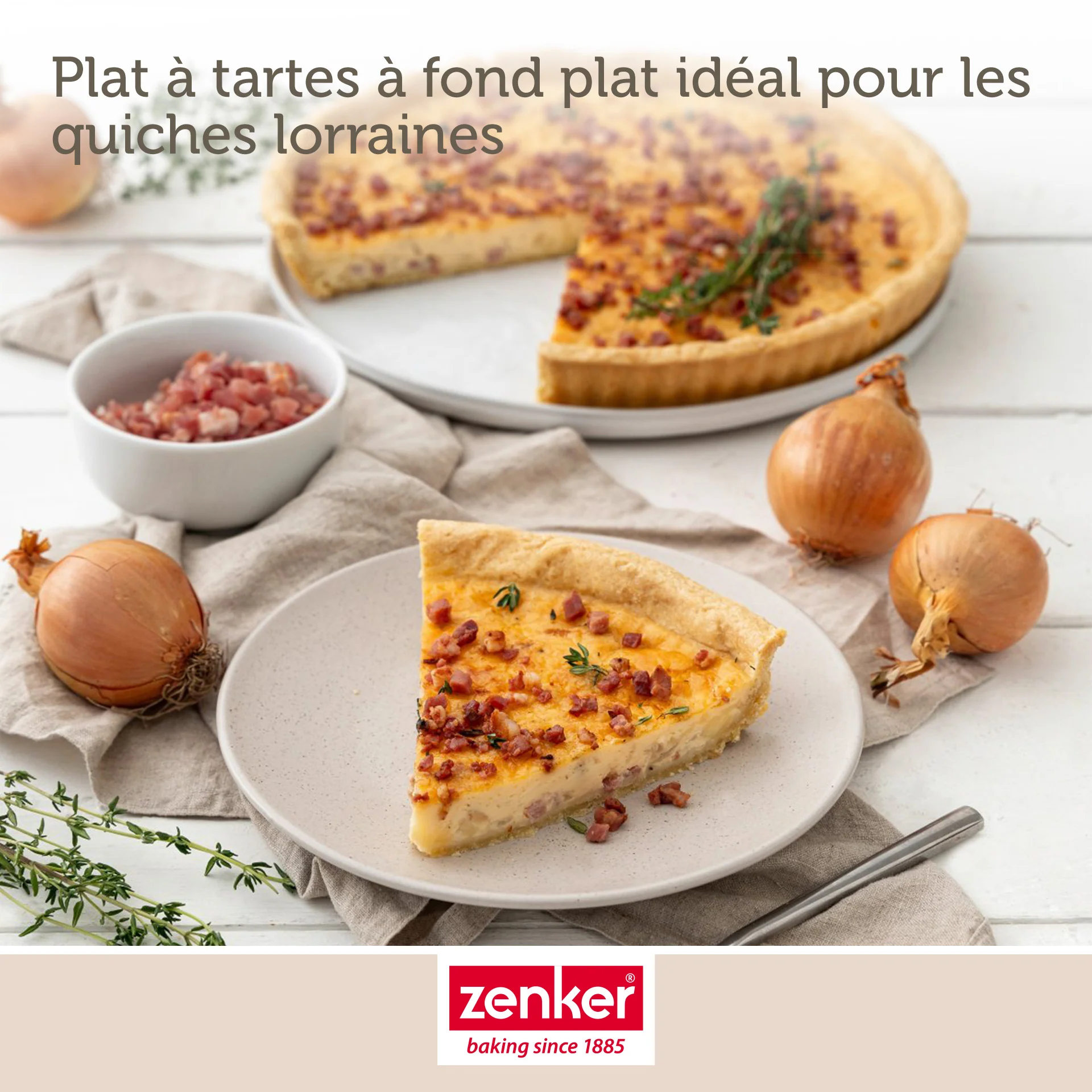 Moule à quiche lorraine 30 cm Zenker Spécial Countries - Image 4