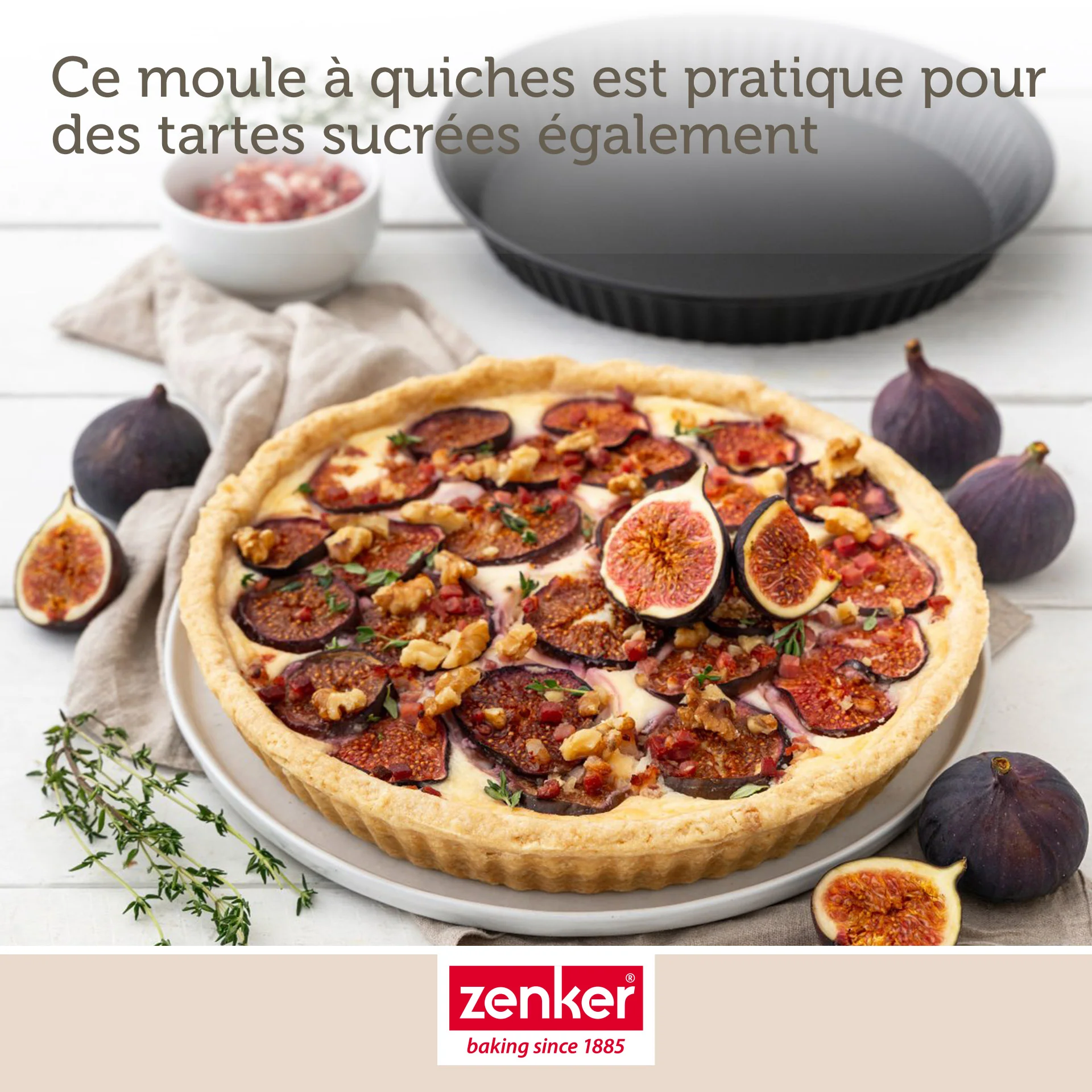 Moule à quiche lorraine 30 cm Zenker Spécial Countries - Image 5