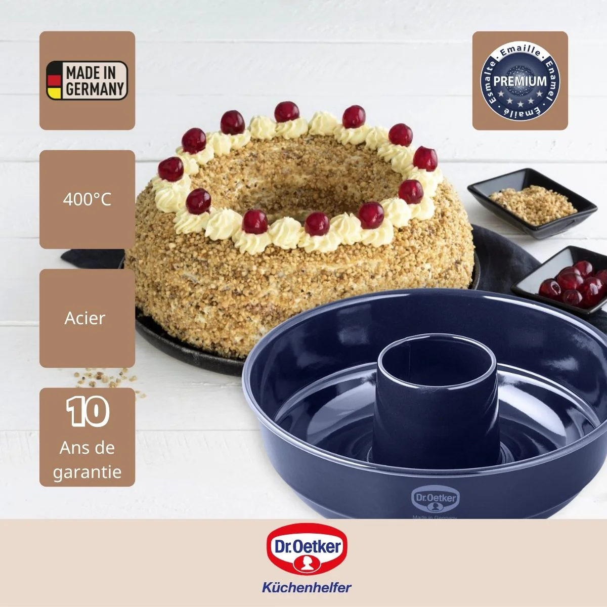 Moule à savarin 26 cm Dr. Oetker Back Liebe - Image 4