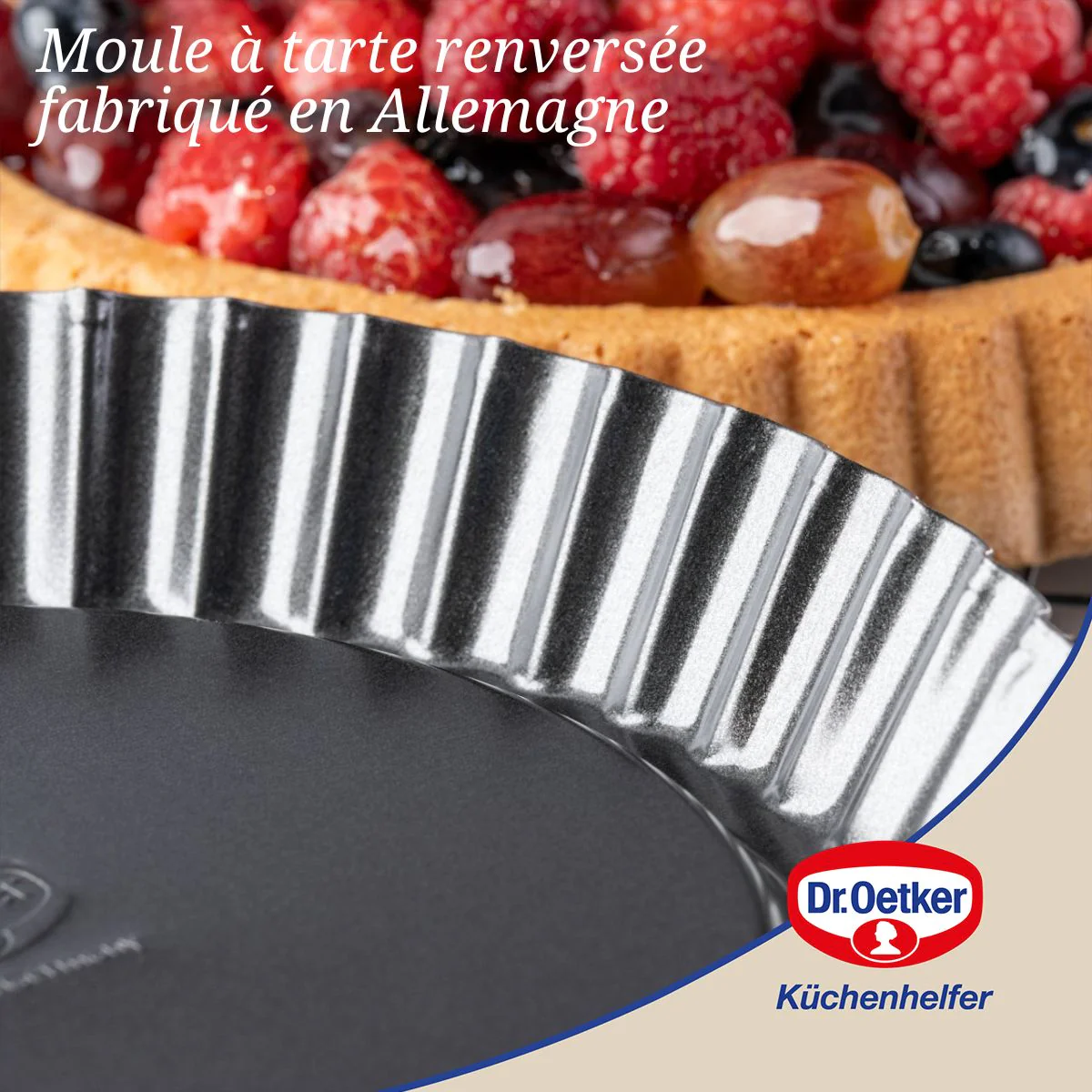 Moule à tarte renversée 28 cm Dr.Oetker Tradition - Image 2