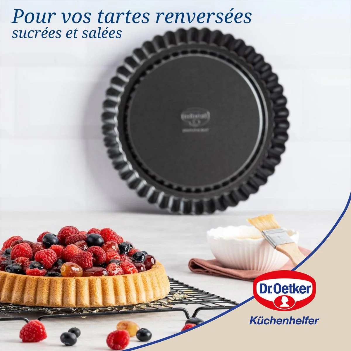 Moule à tarte renversée 28 cm Dr.Oetker Tradition - Image 4