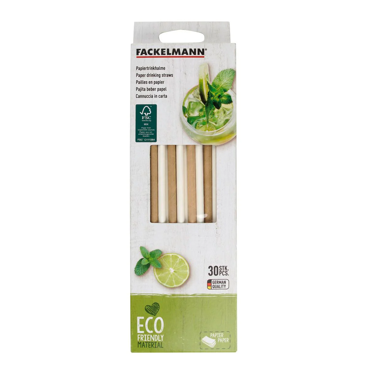 Pailles en papier  24 cm Fackelmann Bar Concept - Image 6