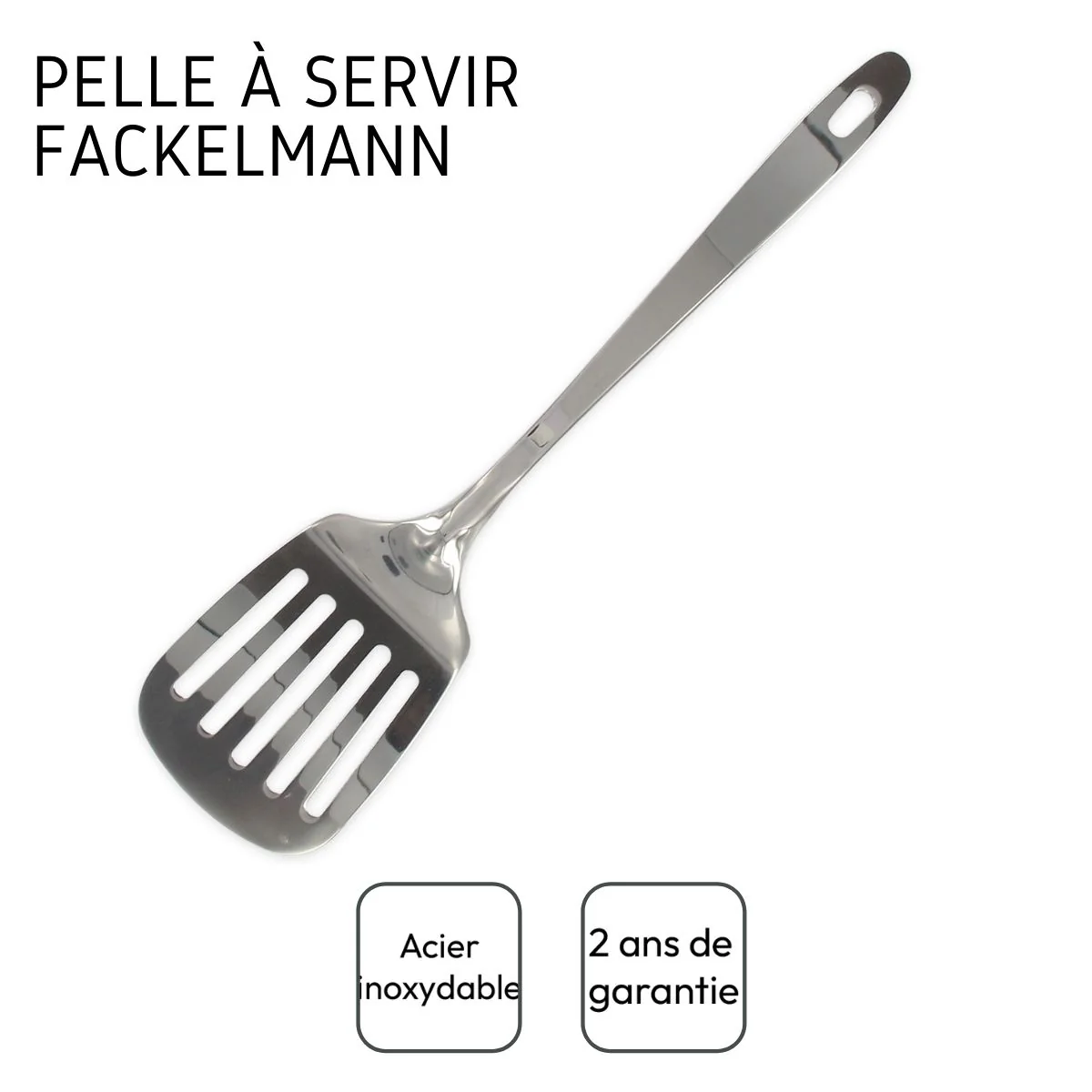 Pelle inox ajourée Fackelmann Oxford - Image 4