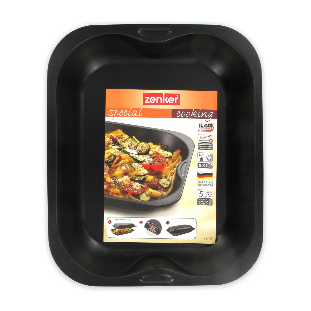 Petit plat à four rectangle 28 x 23 cm Zenker Spécial Cooking - Image 6