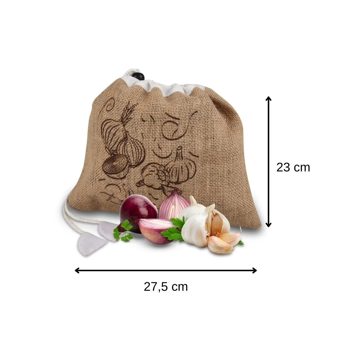 Petit sac à légumes réemployable Fackelmann Nature - Image 3