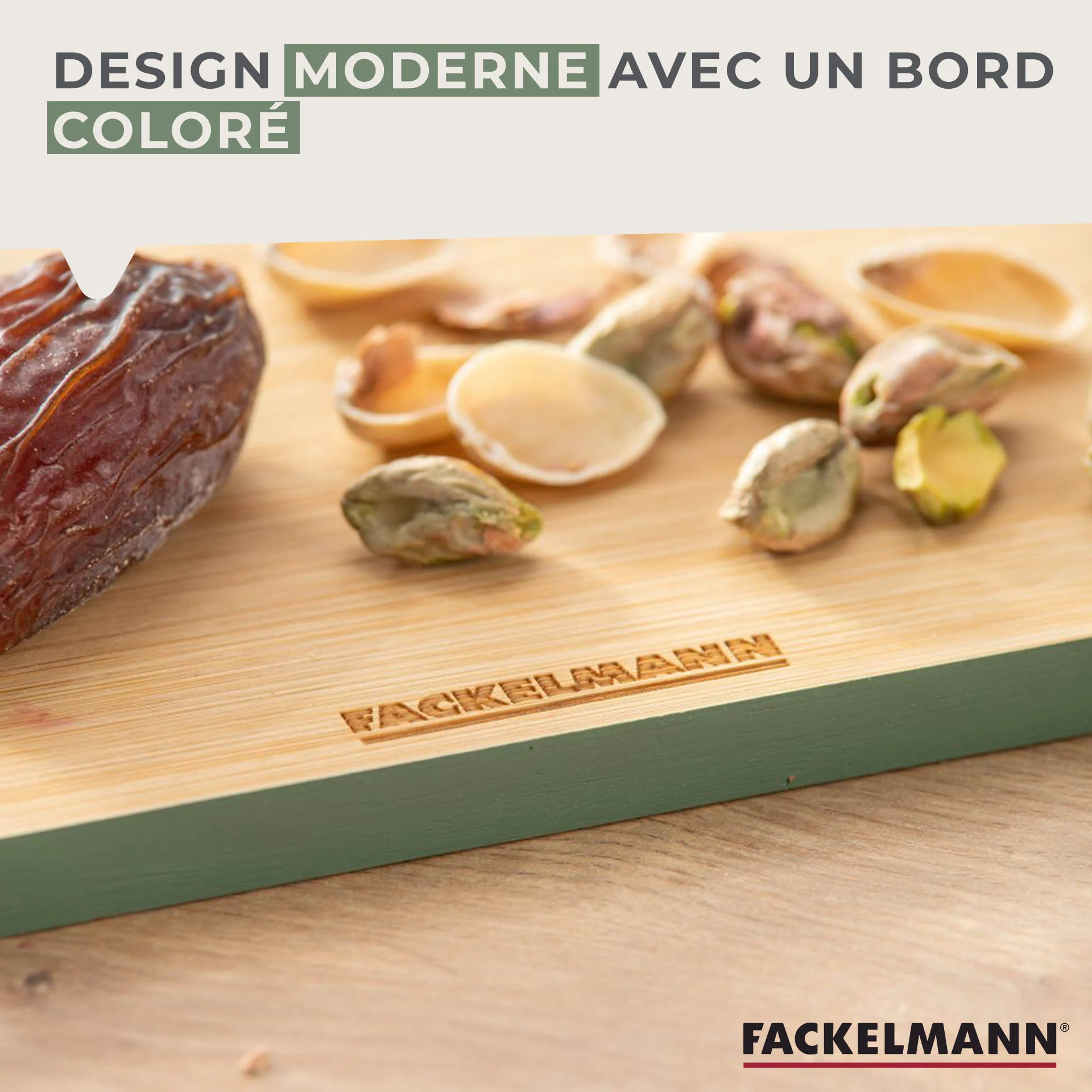 Planche à découper en bambou 21 x 15 cm Fackelmann Balance - Image 6
