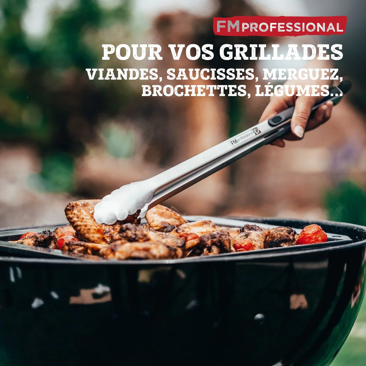 Pince à barbecue professionnelle 45 cm FM Professional - Image 4