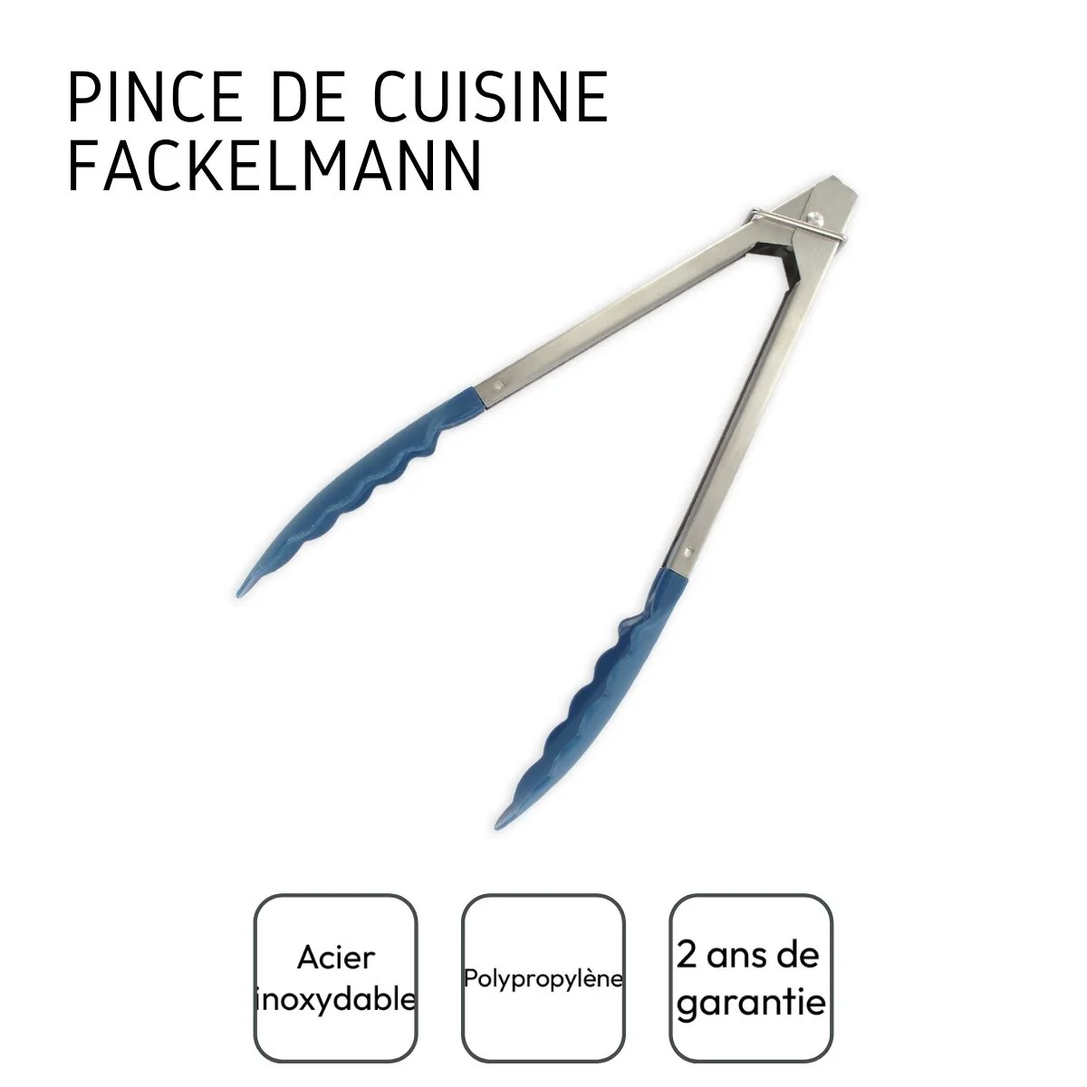 Pince de cuisine avec verrouillage 23,5 cm Fackelmann Elemental - Image 4