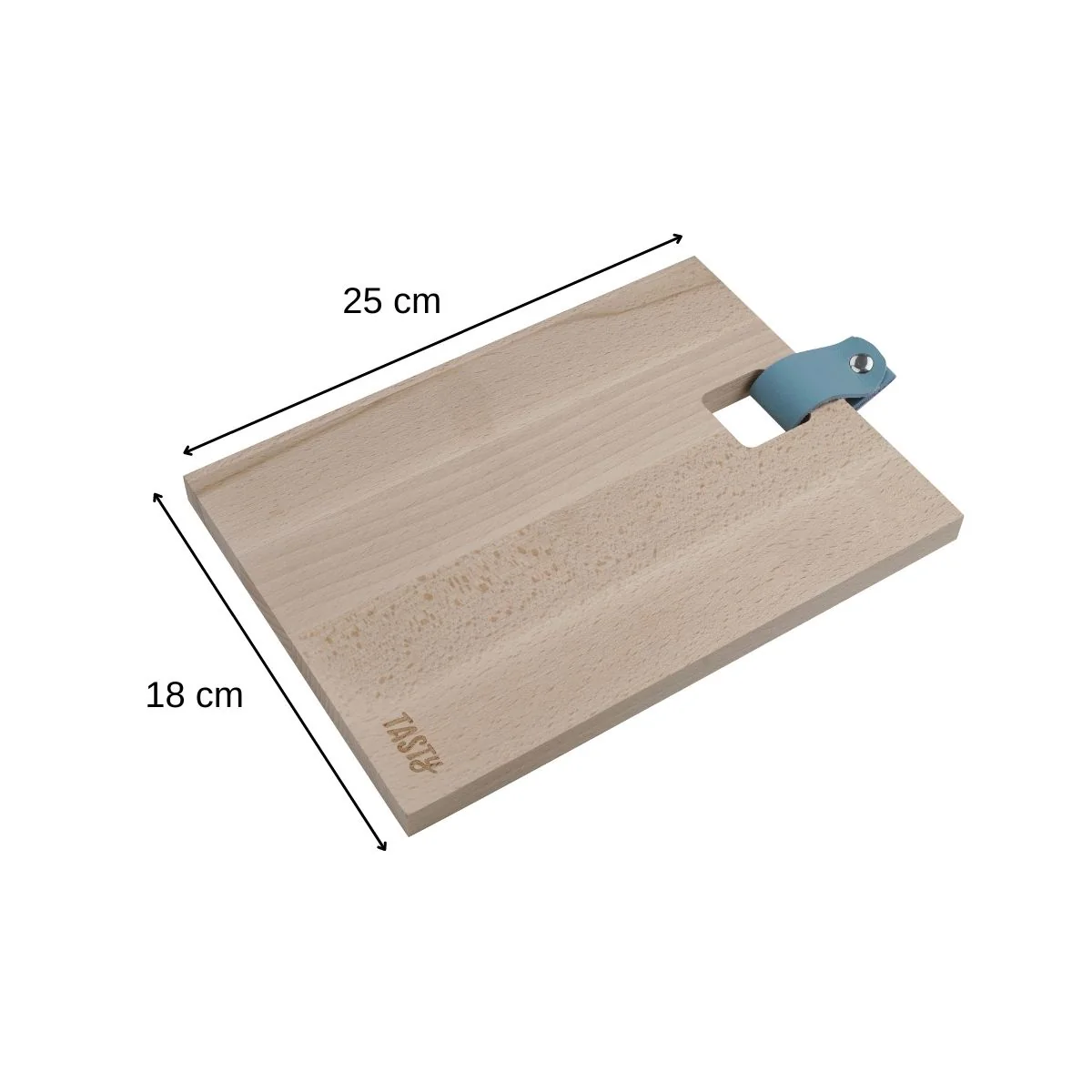 Planche à découper en bois rectangulaire 25 x 18 cm Tasty Green - Image 3