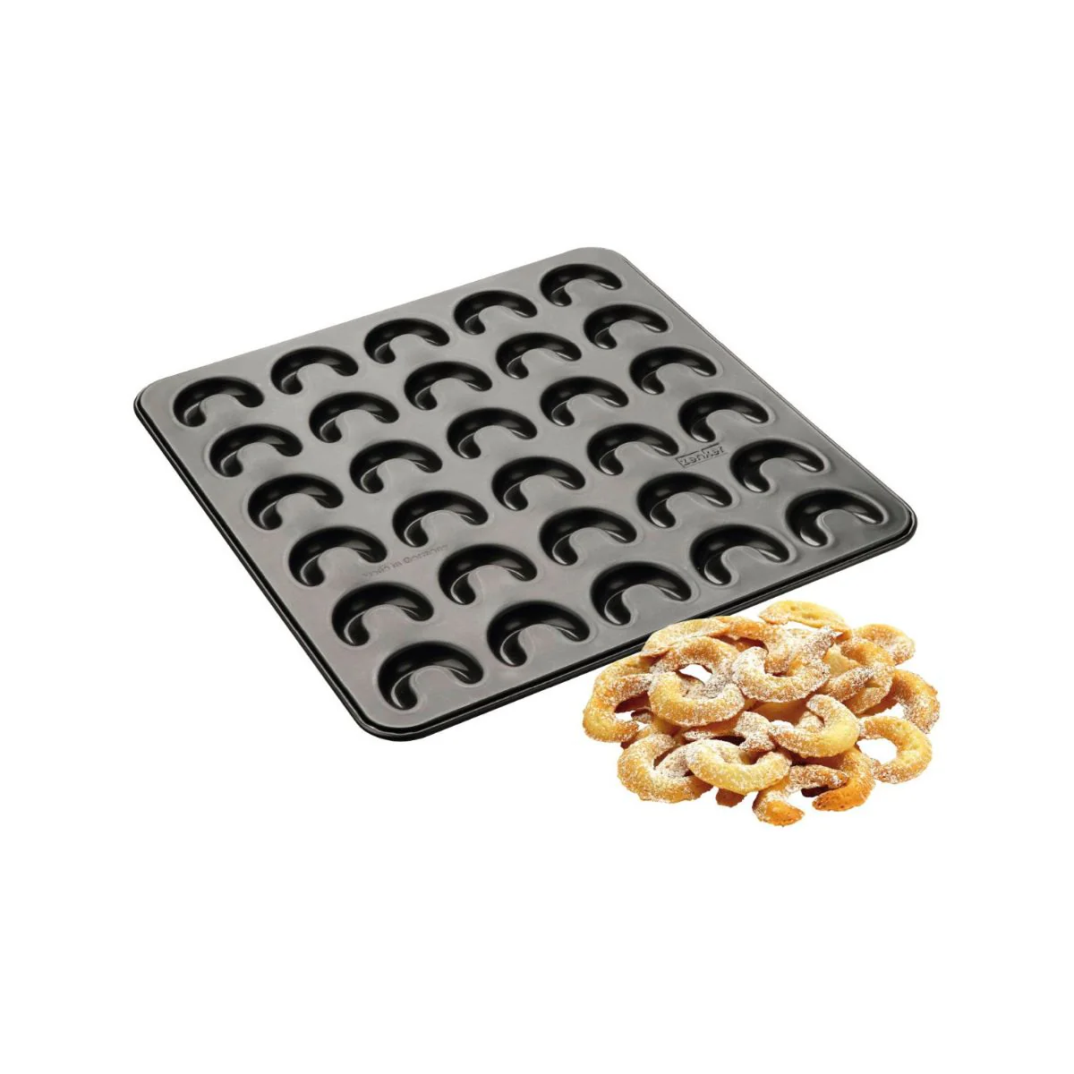 Plaque pour 30 croissants à la vanille 31 x 32 cm Zenker Special Creative - Image 5