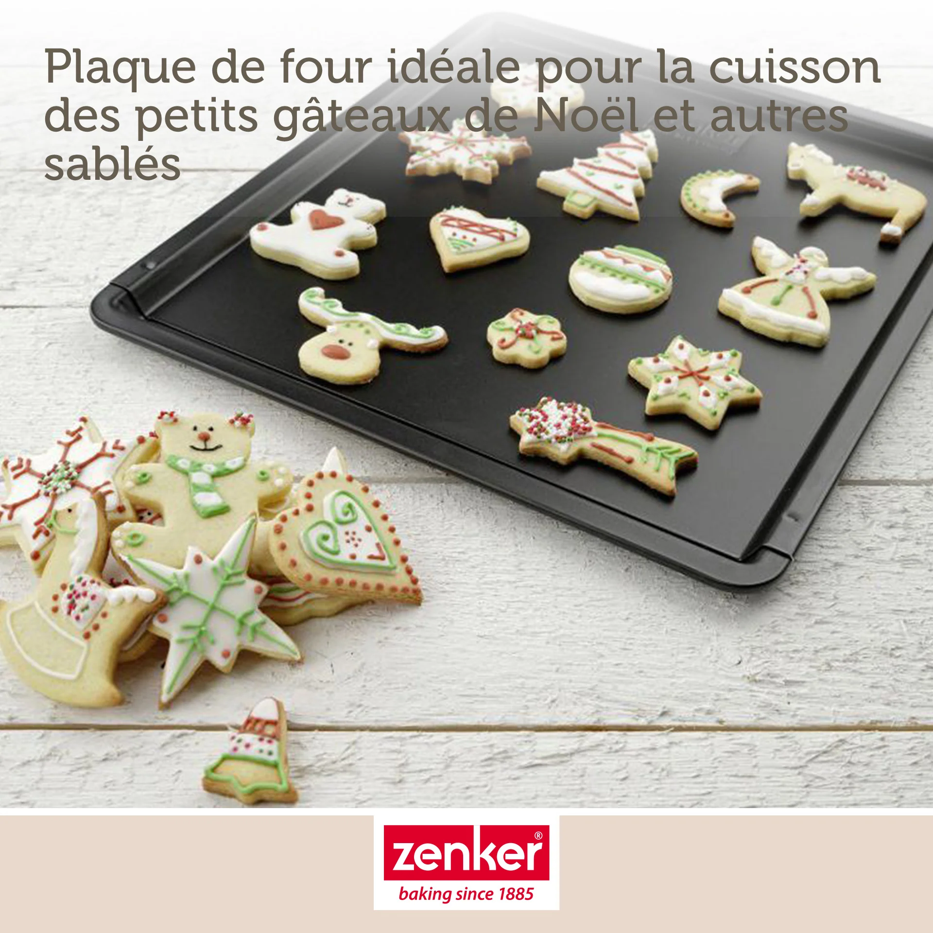 Plaque à pâtisserie extensible de 37 x 52 cm Zenker Black Metallic - Image 4