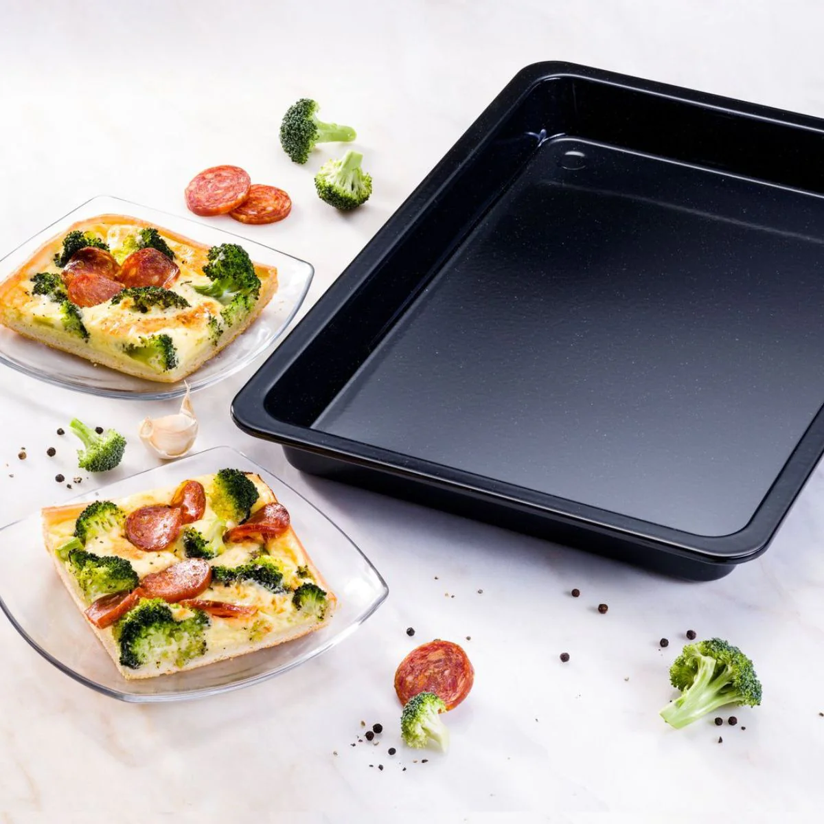 Plat à four bords hauts 40 x 34 cm et plaque de cuisson 42 x 29 cm Dr. Oetker Back-Idee Kreativ - Image 3